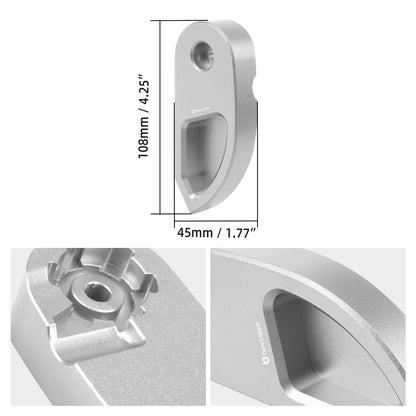 Aluminum Engine Hood Release Lever Handle Bracket Trim For BMW