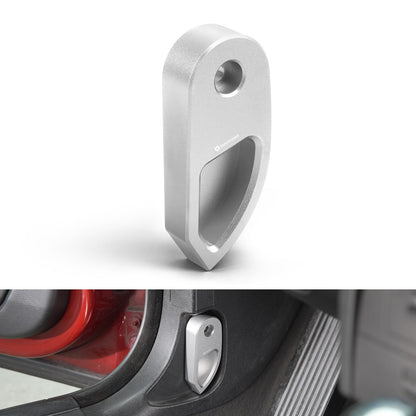 Aluminum Engine Hood Release Lever Handle Bracket Trim For BMW
