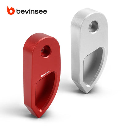 Aluminum Engine Hood Release Lever Handle Bracket Trim For BMW