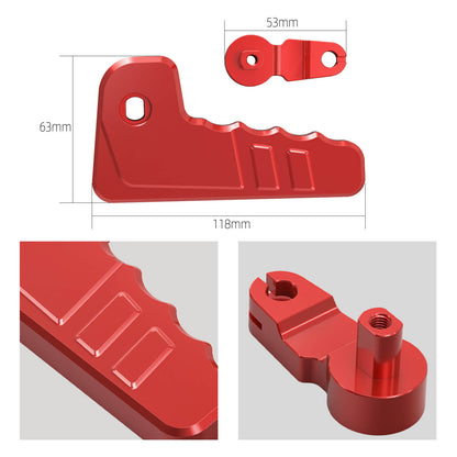 BEVINSEE Aluminum Engine Hood Release Lever Handle for Volkswagen for Golf MK7