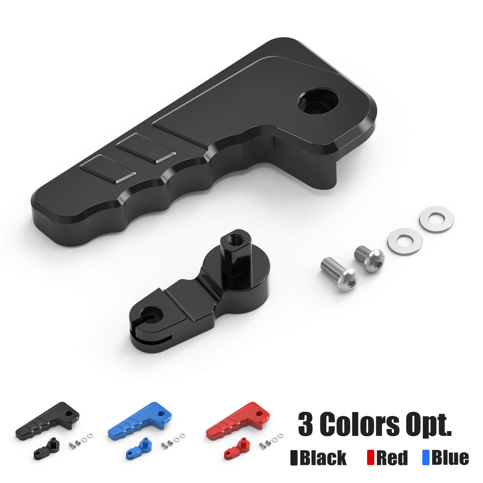 BEVINSEE Aluminum Engine Hood Release Lever Handle for VW Golf MK7 LHD ...