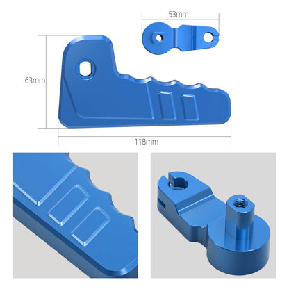 BEVINSEE Aluminum Engine Hood Release Lever Handle for Volkswagen for Golf MK7