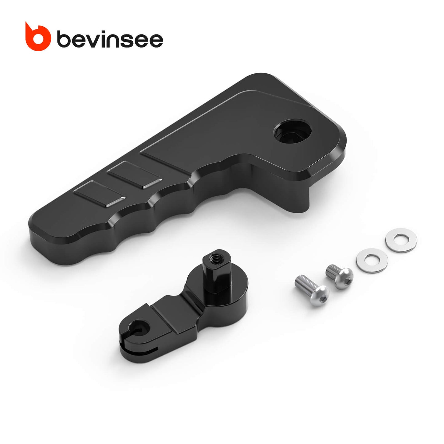 BEVINSEE Aluminum Engine Hood Release Lever Handle for Volkswagen for Golf MK7