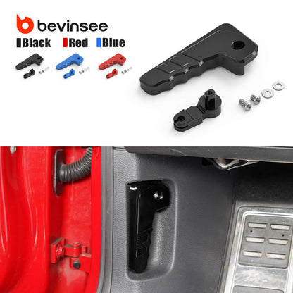 BEVINSEE Aluminum Engine Hood Release Lever Handle for Volkswagen for Golf MK7