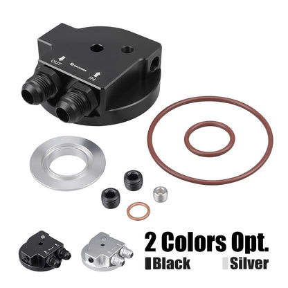 BEVINSEE Engine Oli Cooler Adapter For BMW E36 M3 E34 M50 S50 S52 S54