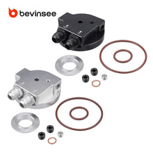 BEVINSEE Engine Oli Cooler Adapter For BMW E36 M3 E34 M50 S50 S52 S54