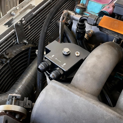 BEVINSEE Engine Oli Cooler Adapter For BMW E36 M3 E34 M50 S50 S52 S54