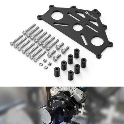 LS Engines Heavy-Duty Engine Stand Support Adapter Plate Bracket For Chevy SBC BBC LS LT Engine