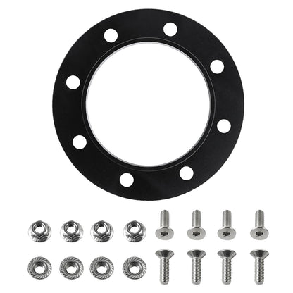 Aluminum 3.1"Escape Pipe Fender Exit Bezel Trim Ring Bumper Flange For GMC Chevy