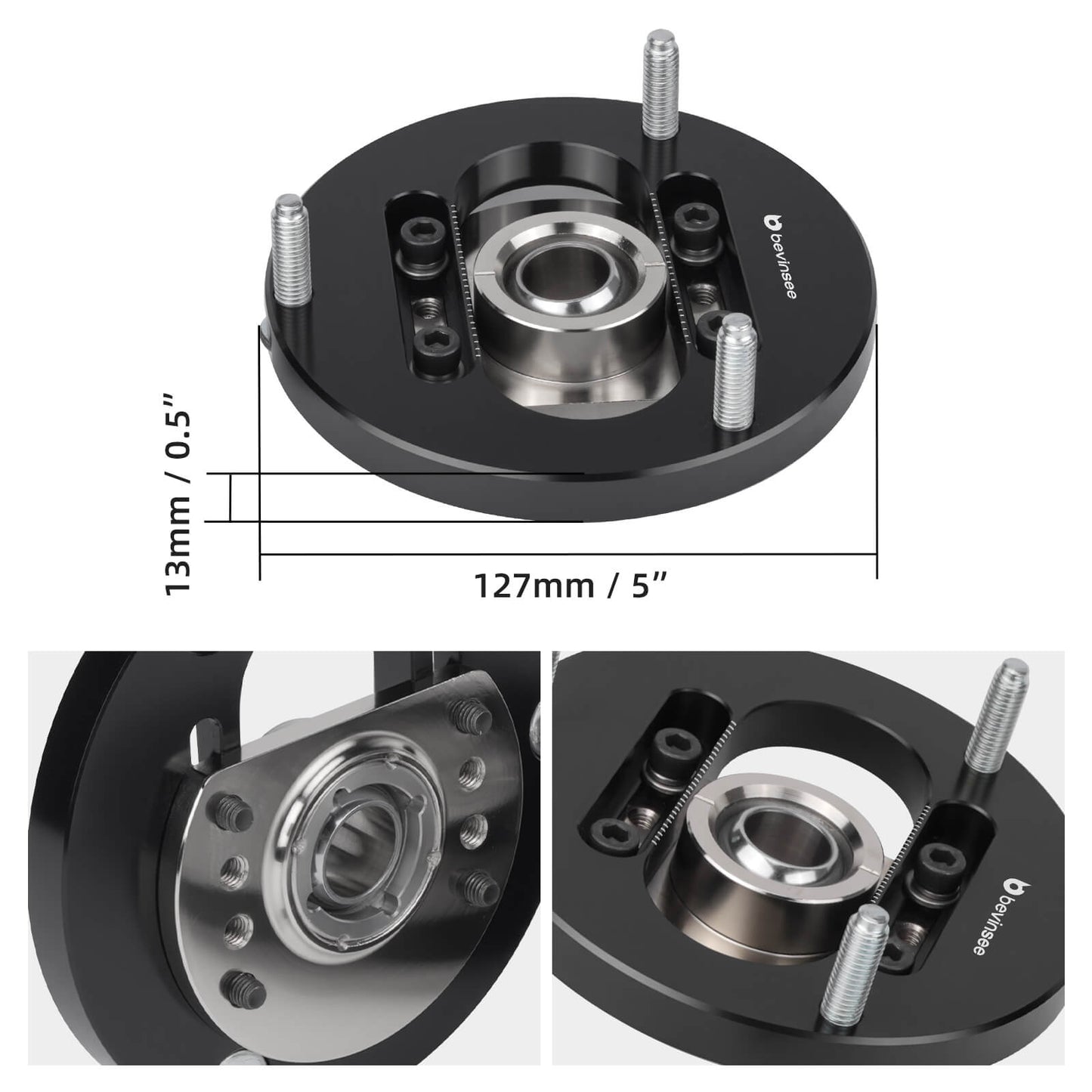 Front Adjustable Camber Plates For BMW E82 E87 E90 E92 RWD X1 E84