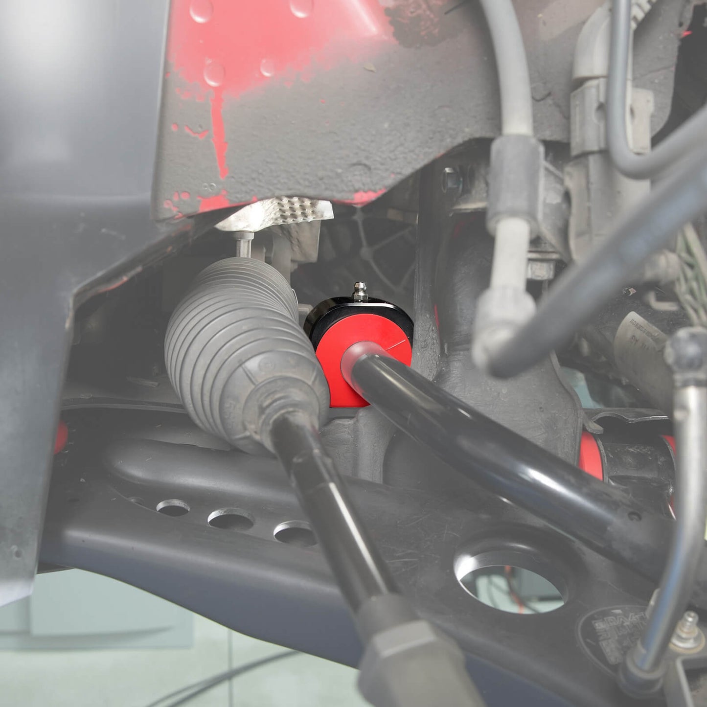 BEVINSEE Aluminum Front Anti Roll Bar Mount with Bushing For VW Golf MK7 MK8