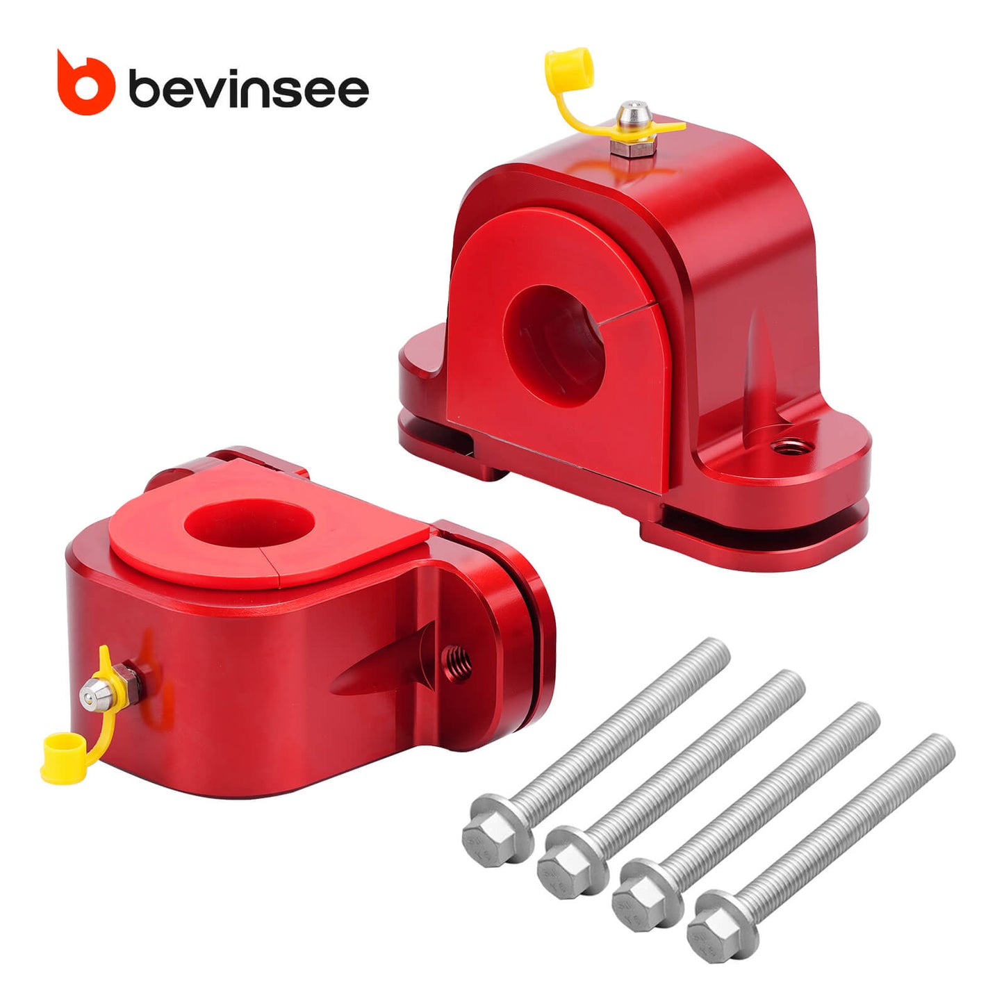 BEVINSEE Aluminum Front Anti Roll Bar Mount with Bushing For VW Golf MK7 MK8