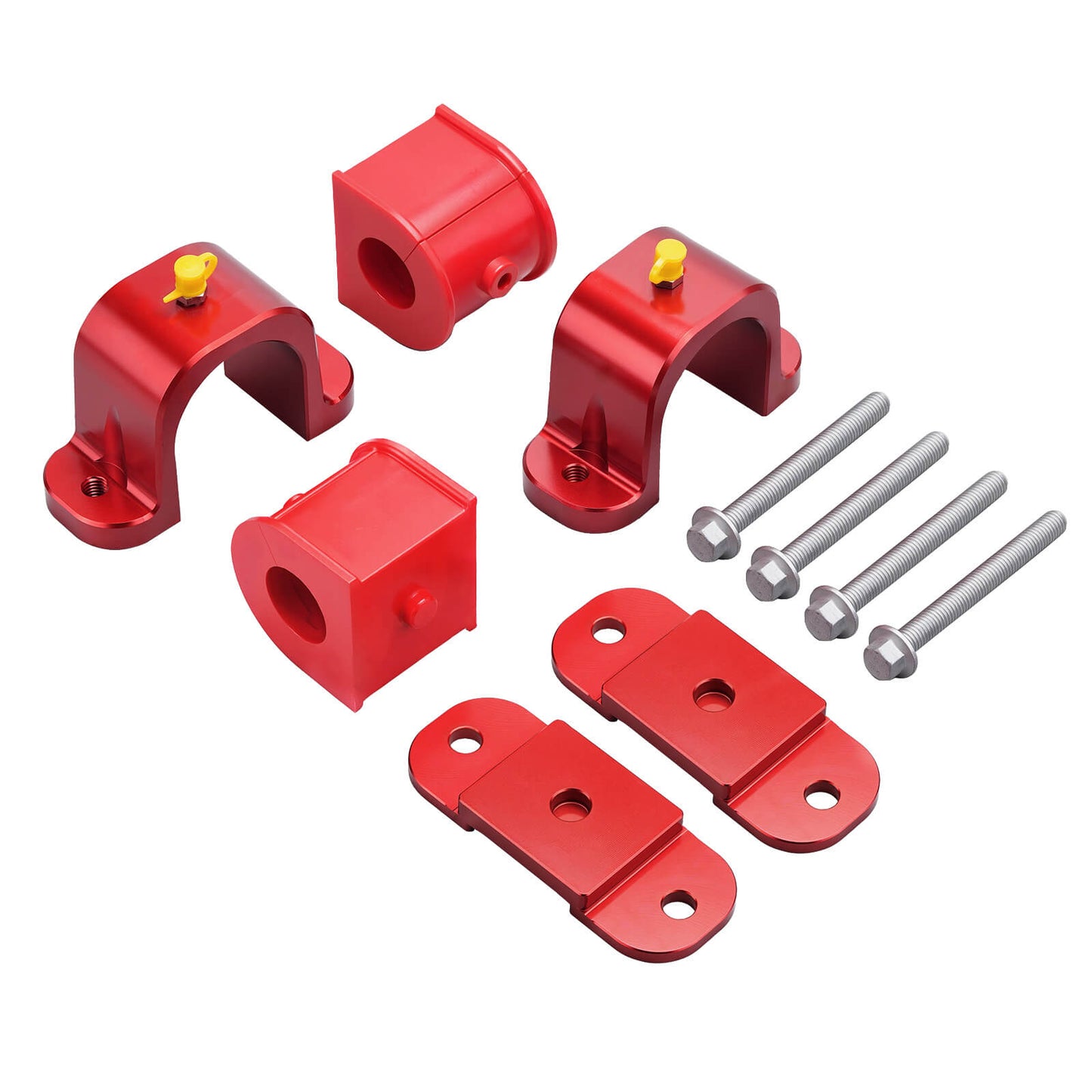 BEVINSEE Aluminum Front Anti Roll Bar Mount with Bushing For VW Golf MK7 MK8