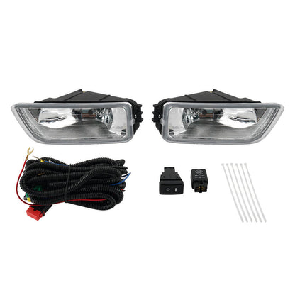 2x Front Bumper Fog Driving Light Bulbs W/ Wiring Kit For Honda Accord 2003-2007