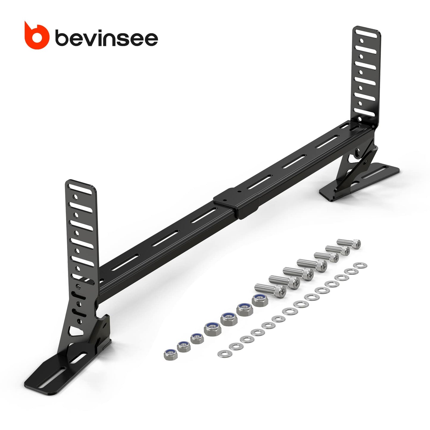 BEVINSEE Built-in Front Bumper Light Bracket For Toyota 4Runner 2014-2021