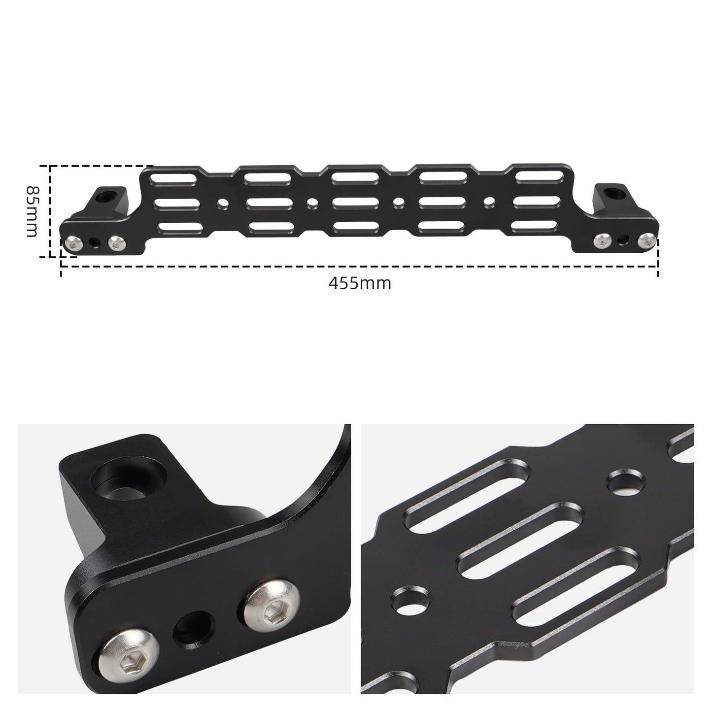 BEVINSEE Front Multi Mount Panel For Toyota 4Runner 2014-2024