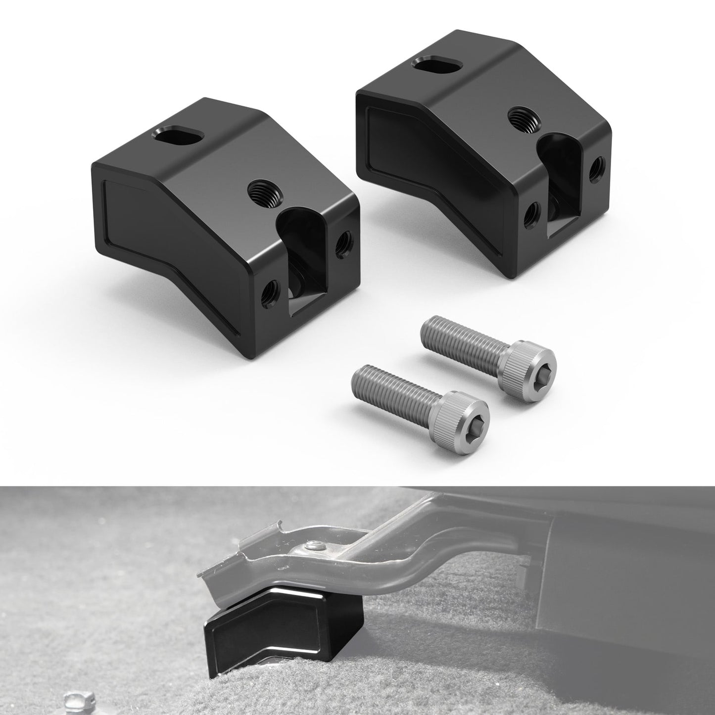 BEVINSEE Front Seat Spacers For Toyota 4Runner 2014-2024