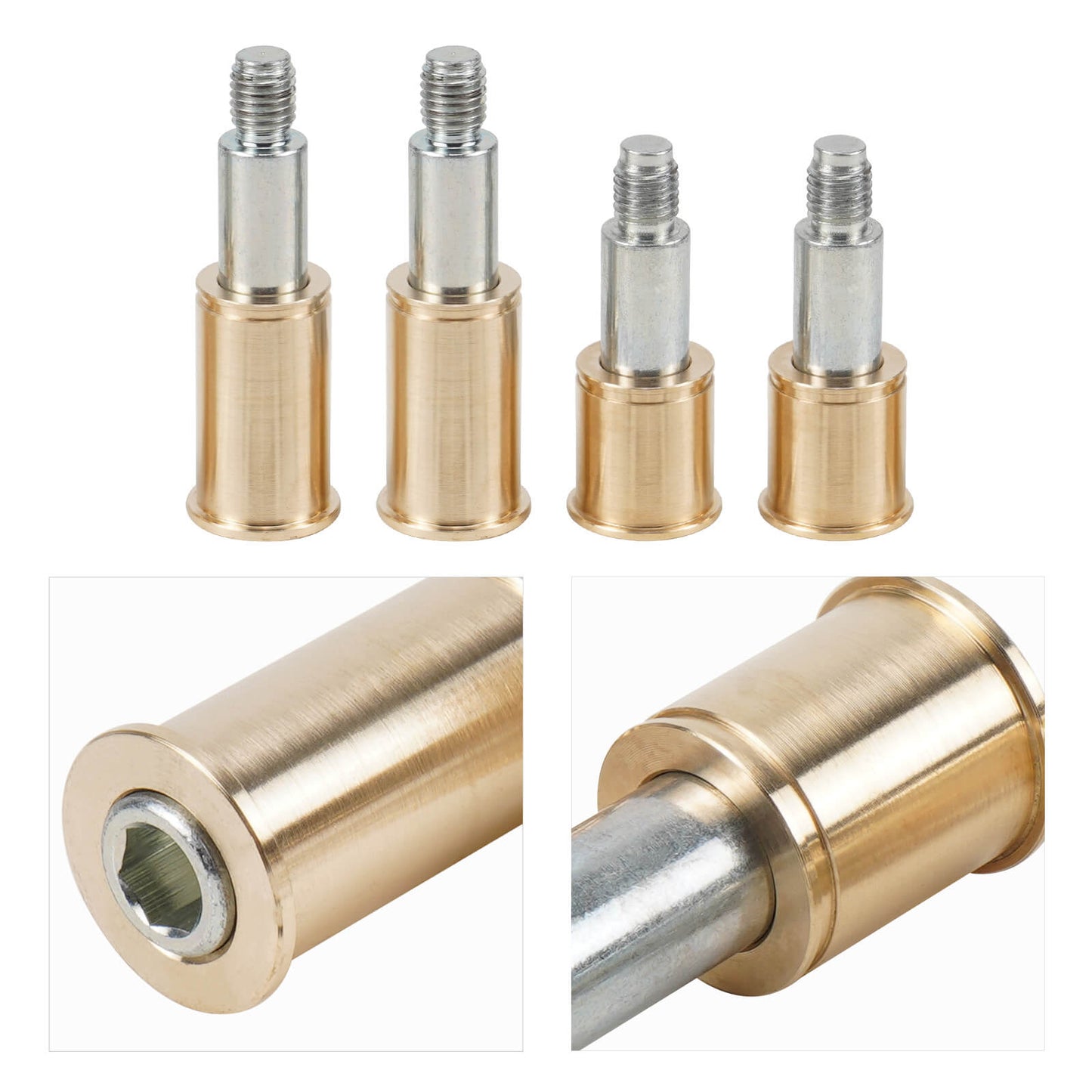 Front Solid Brass Brake Caliper Guide Bushing Kit For BMW E9X 335i R9X M3 E60 E82 1M