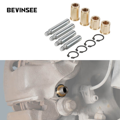 Front Solid Brass Brake Caliper Guide Bushing Kit For BMW E9X 335i R9X M3 E60 E82 1M