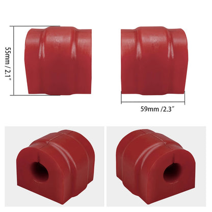 Front Stabilizer rubber mounting Poly Bush For BMW E46