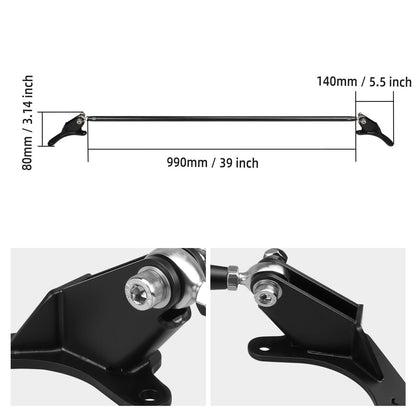 BEVINSEE Front Strut Tower Bar For VW For Golf MK7