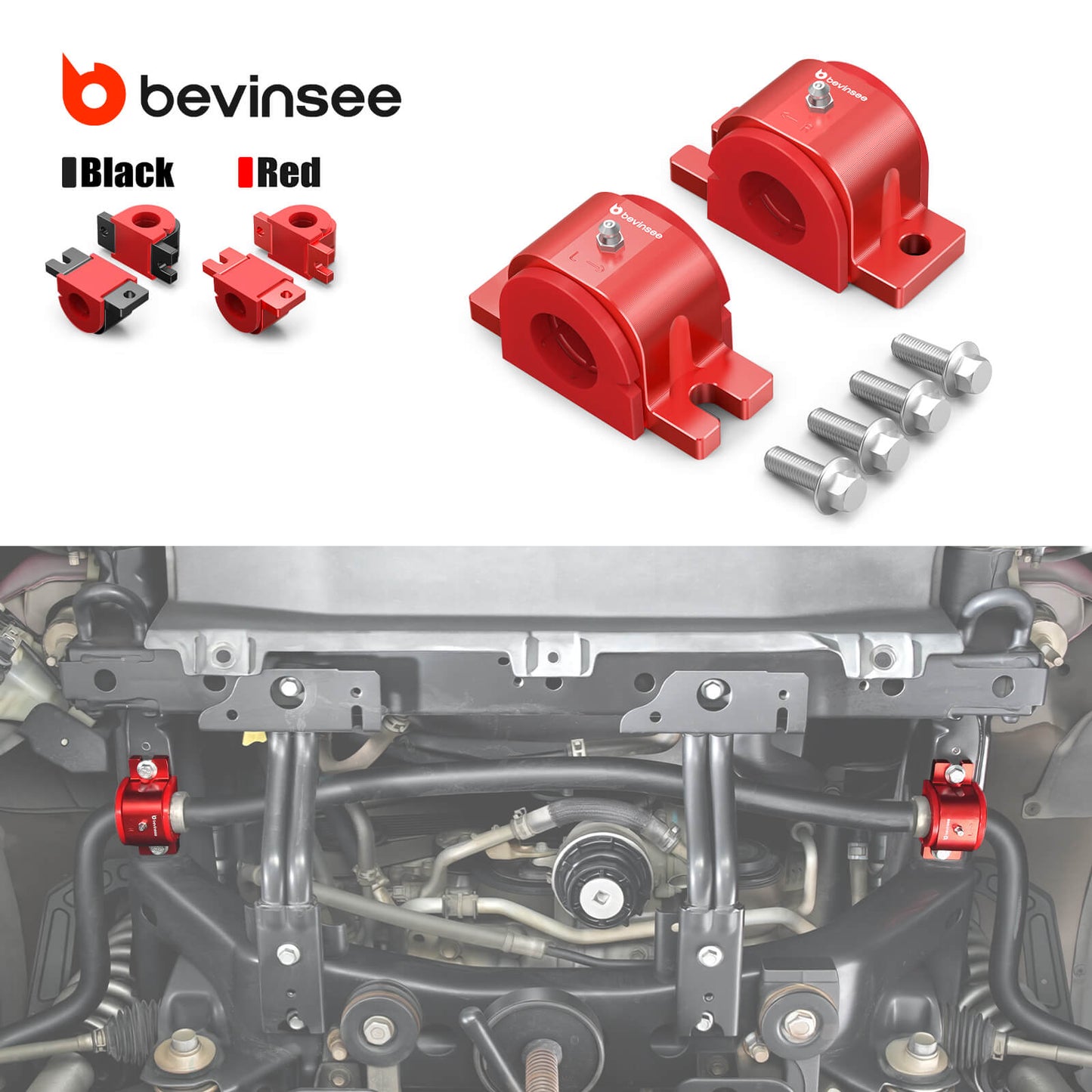 Front Suspension Stabilizer Bar Bushings Kit For Toyota 4Runner