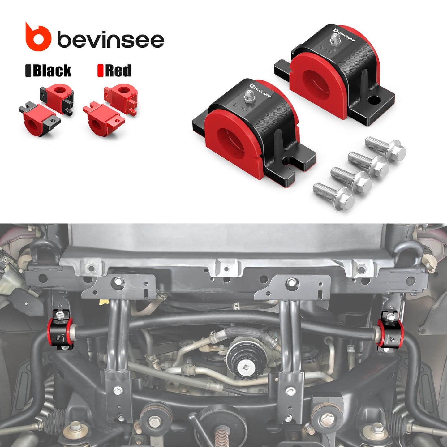 Front Suspension Stabilizer Bar Bushings Kit For Toyota 4Runner