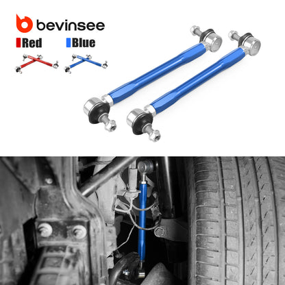 Billet Adjustable Front Sway Bar End Link Kit For BMW E81 E82 E87 E88 E90 E92 X1 E84 Z4 E89