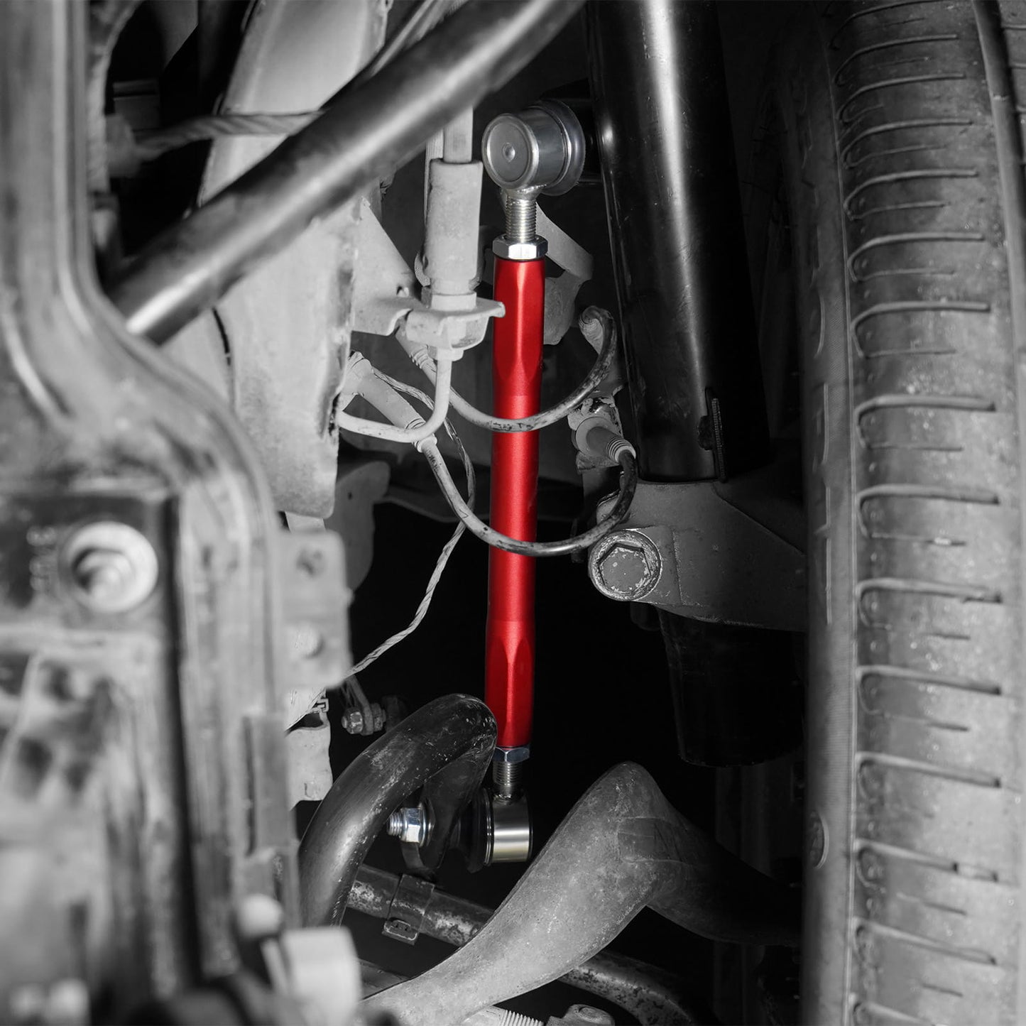 Billet Adjustable Front Sway Bar End Link Kit For BMW E81 E82 E87 E88 E90 E92 X1 E84 Z4 E89