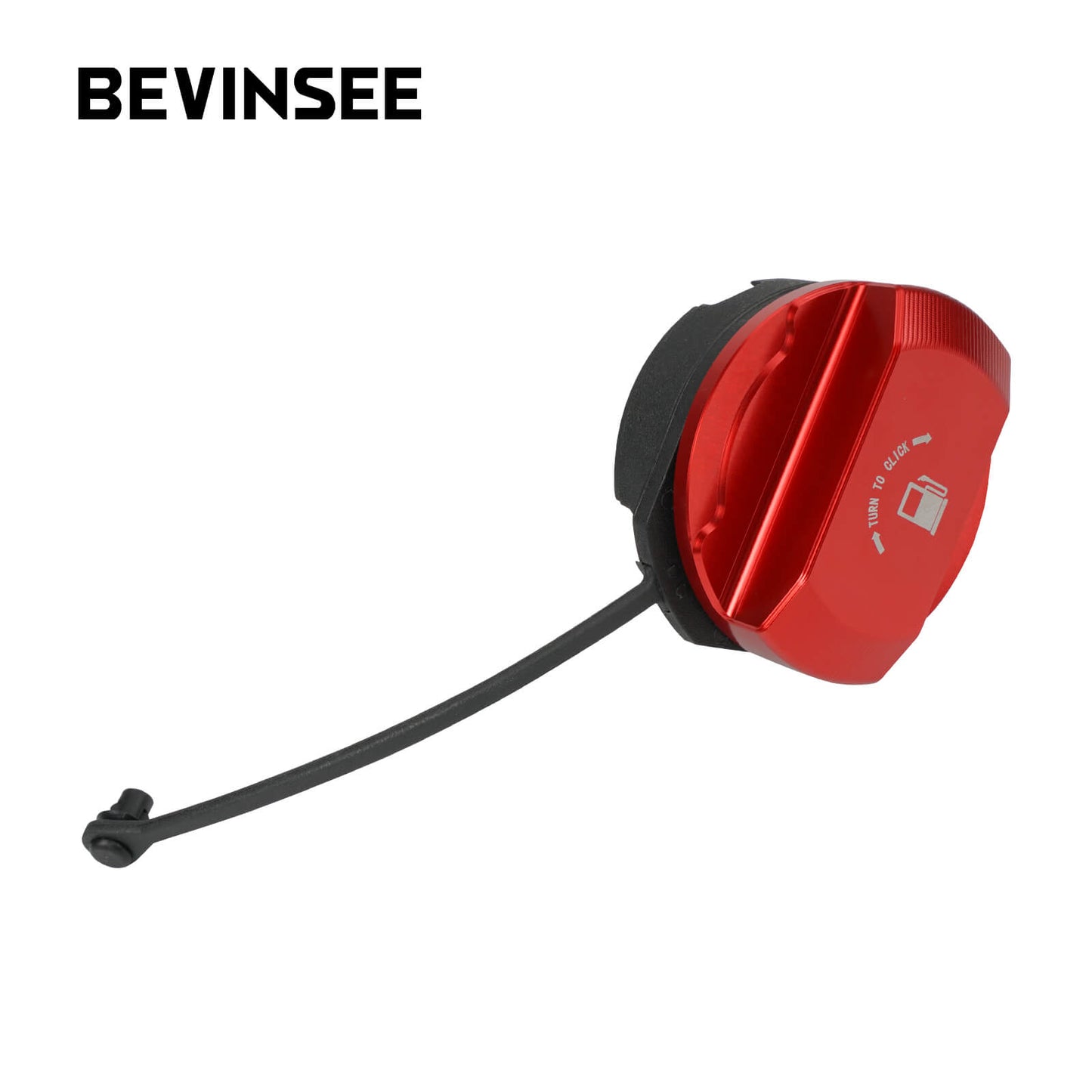 BEVINSEE Aluminum Fuel Filler Cap Screw In Type For VW Golf MK5 MK6 Jetta Audi A3 8P