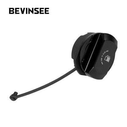 BEVINSEE Aluminum Fuel Filler Cap Screw In Type For VW Golf MK5 MK6 Jetta Audi A3 8P