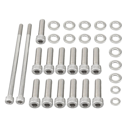 GM LS Stainless Steel Oil Pan Bolt Kit Set For LSX LS2 LS3 LS6 LS7
