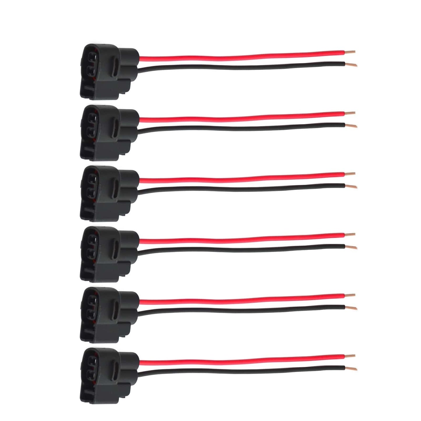 6 Pcs Set Ignition Coil Connector Pigtail Plug Harness For Toyota Supra Lexus