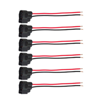 6 Pcs Set Ignition Coil Connector Pigtail Plug Harness For Toyota Supra Lexus