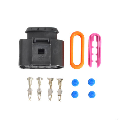 4 Set Ignition Coil Wiring Harness Connector Repair Kit For VW For Audi
