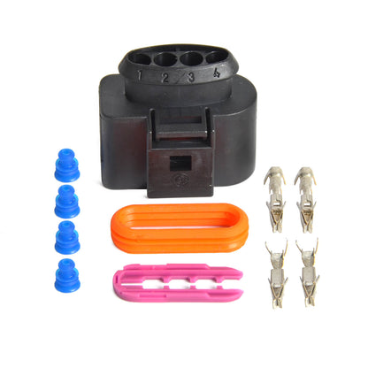 4 Set Ignition Coil Wiring Harness Connector Repair Kit For VW For Audi