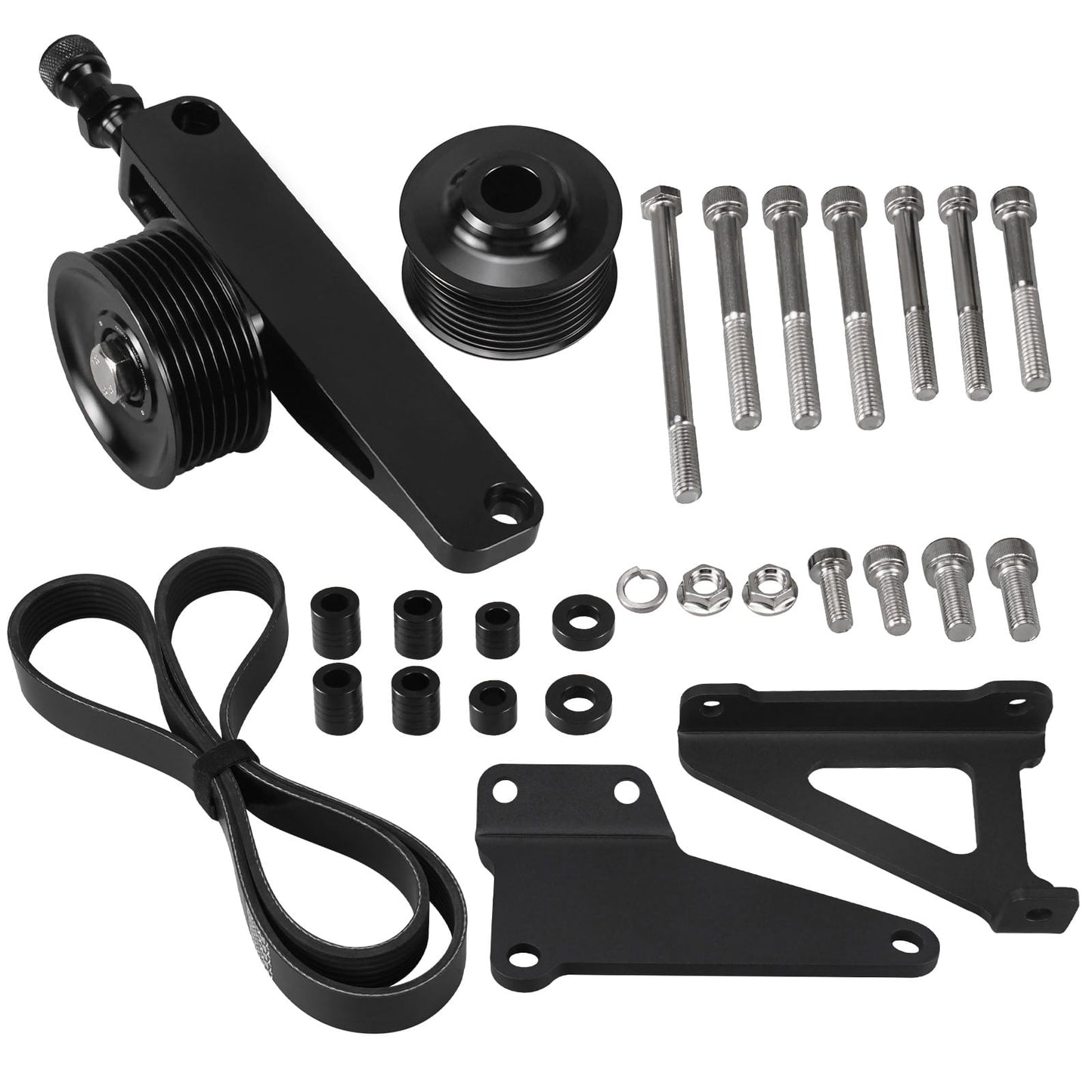 K Series A/C & P/S Replacement Pulley Kit for Honda For Acura K20 K24 K Swap RSX