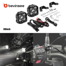 BEVINSEE 2x LED Auxiliary Lights Driving Fog Spot Light 3600 Lumen 6500K