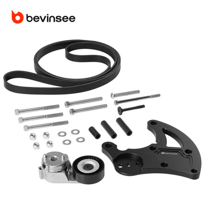 For LS R4 A/C High Mount Bracket w/ Tensioner Belt LQ LS2 LS3 LS6 Vortec Truck