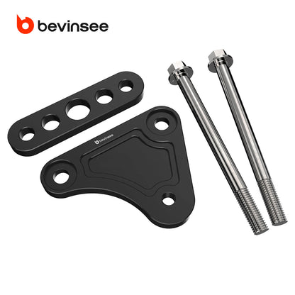 LS Idler Pulley Relocation Bracket Aluminum For LS1 Intake Manifold Swap 4.8L 5.3L 6.0L LS Vortec Truck Bracket Alternator Power Steering