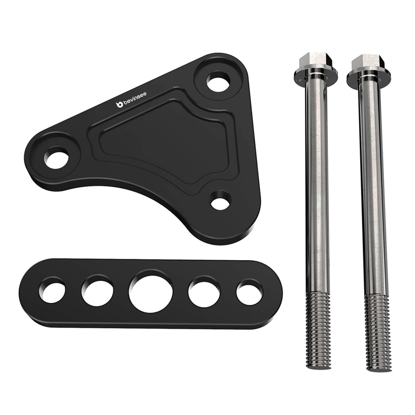 LS Idler Pulley Relocation Bracket Aluminum For LS1 Intake Manifold Swap 4.8L 5.3L 6.0L LS Vortec Truck Bracket Alternator Power Steering