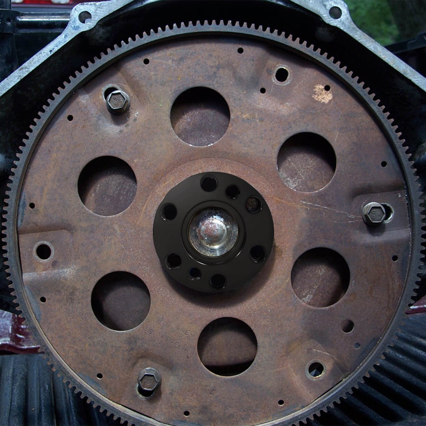 LS Short Crank Flexplate Spacer with Bolts For GM LS 5.3L 5.7L 6.0L 6.2L to SBC Trans