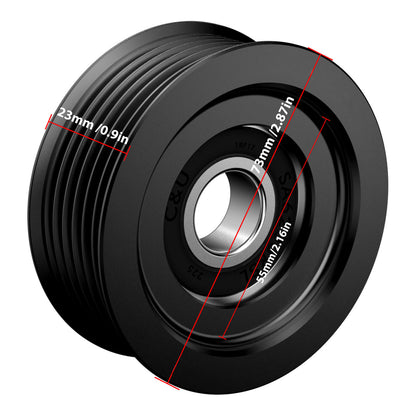 For LS Tensioner Pulley 6 Rib Grooved For Chevrolet Corvette 1997-04 For Holden