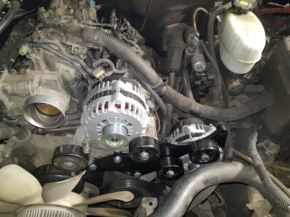 LS Triple Alternator Bracket Kit For Chevy For GM Vortec Engine 2000 - 2013 4.8 5.3 6.0 6.2 V8