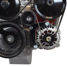 BEVINSEE LS Truck Low Mount Alternator Bracket with Pulley and Rear Brace For LSX