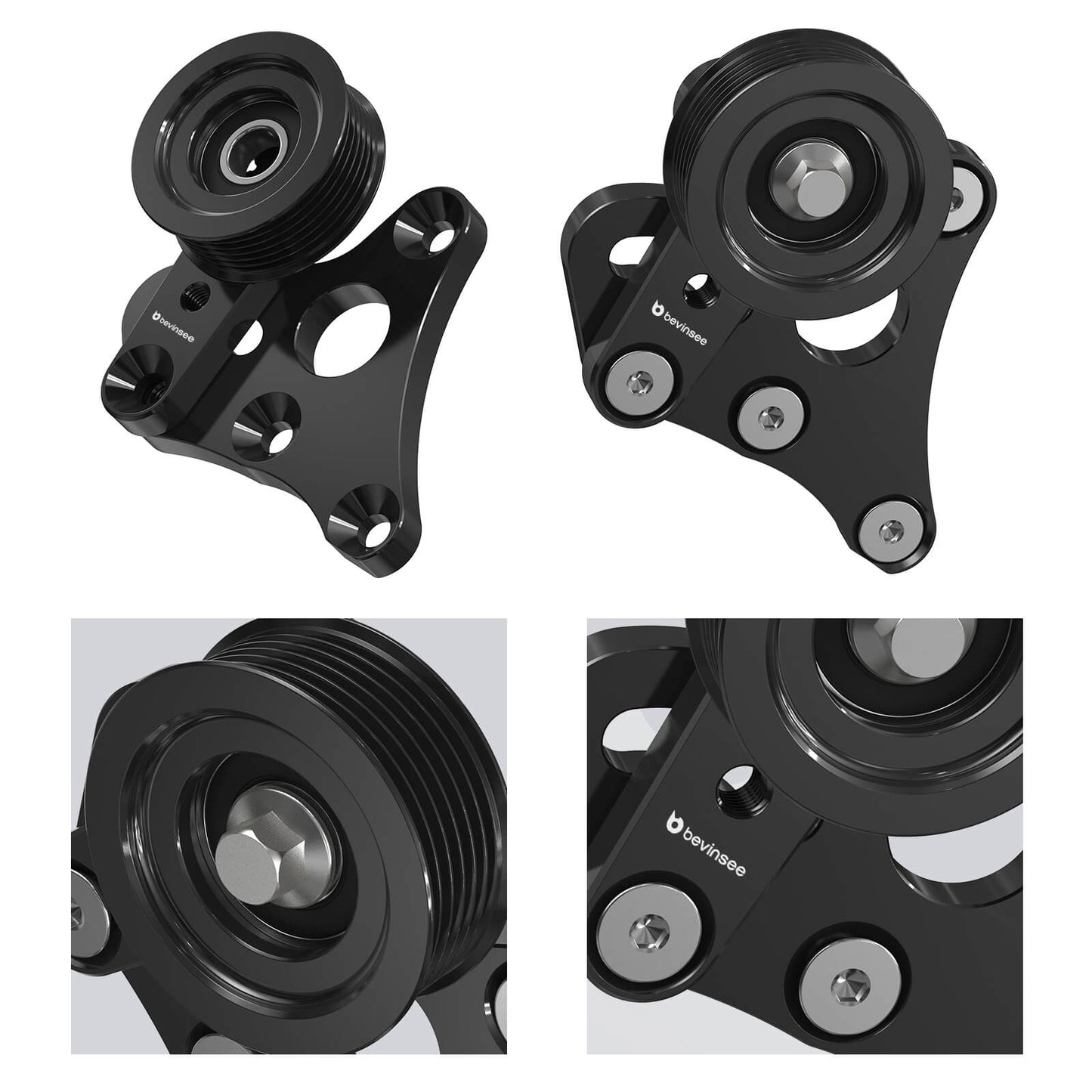 LS Truck Manual Belt Tensioner With Pulley For LSX 4.8L 5.3L 6.0L For Silverado Sierra