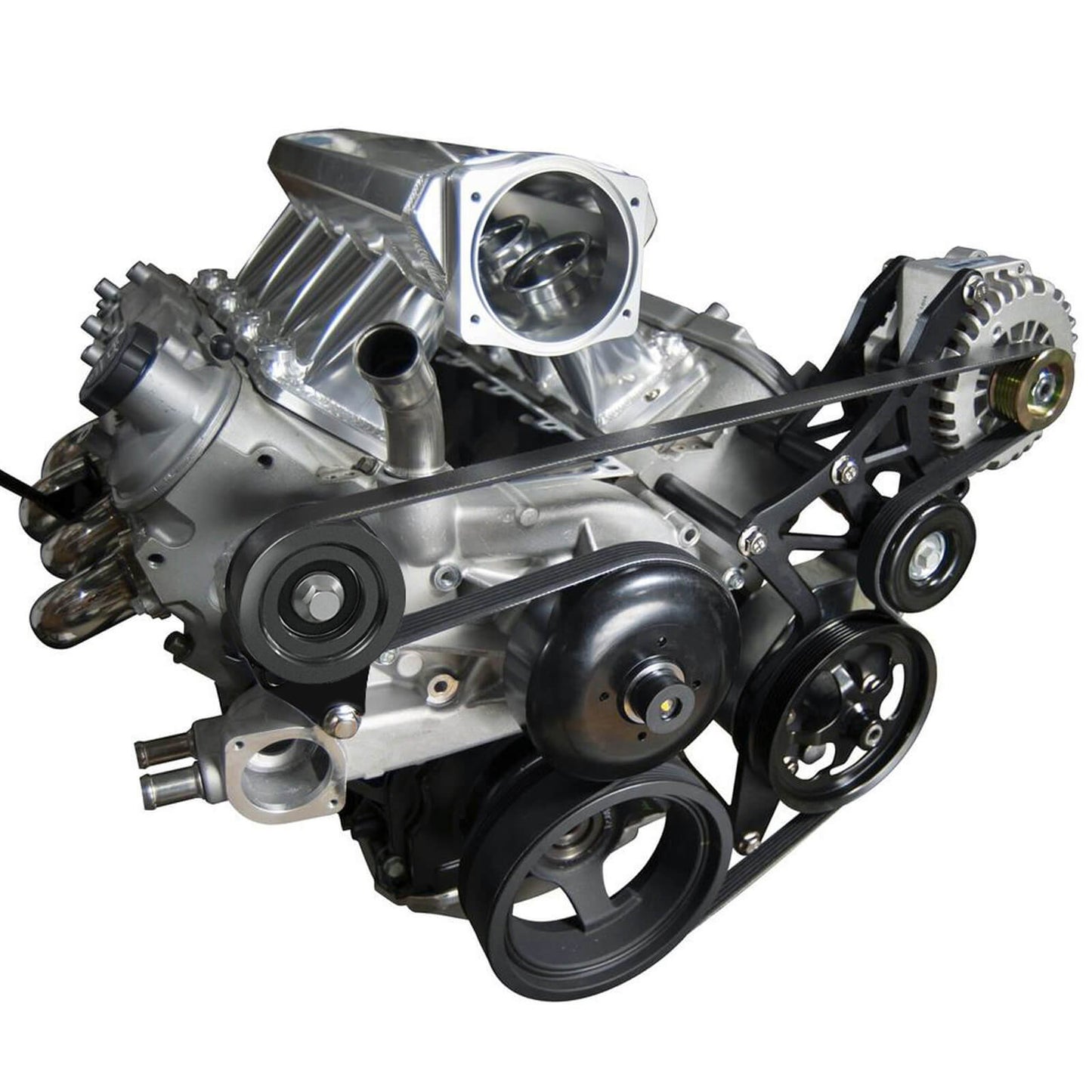 LS Truck Manual Belt Tensioner With Pulley For LSX 4.8L 5.3L 6.0L For Silverado Sierra