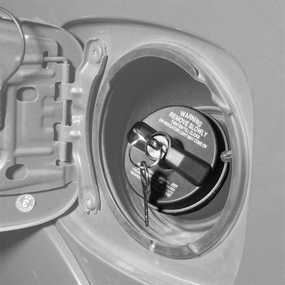 BEVINSEE Locking Gas Fuel Tank Cap Cover For Toyota 4Runner 77300-53020