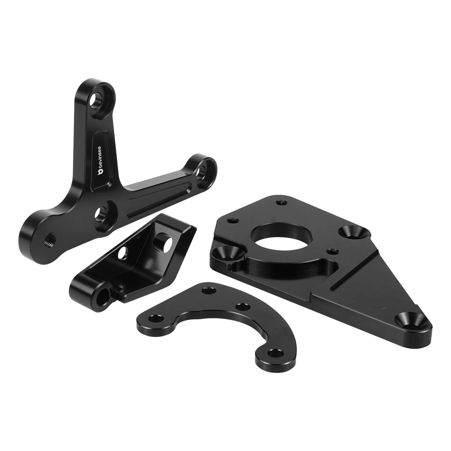 BEVINSEE For LS1 Low Mount Alternator and Power Steering Relocation Bracket Kit For Camaro