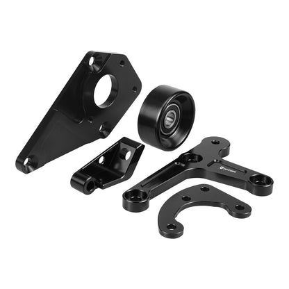 BEVINSEE For LS1 Low Mount Alternator and Power Steering Relocation Bracket Kit For Camaro